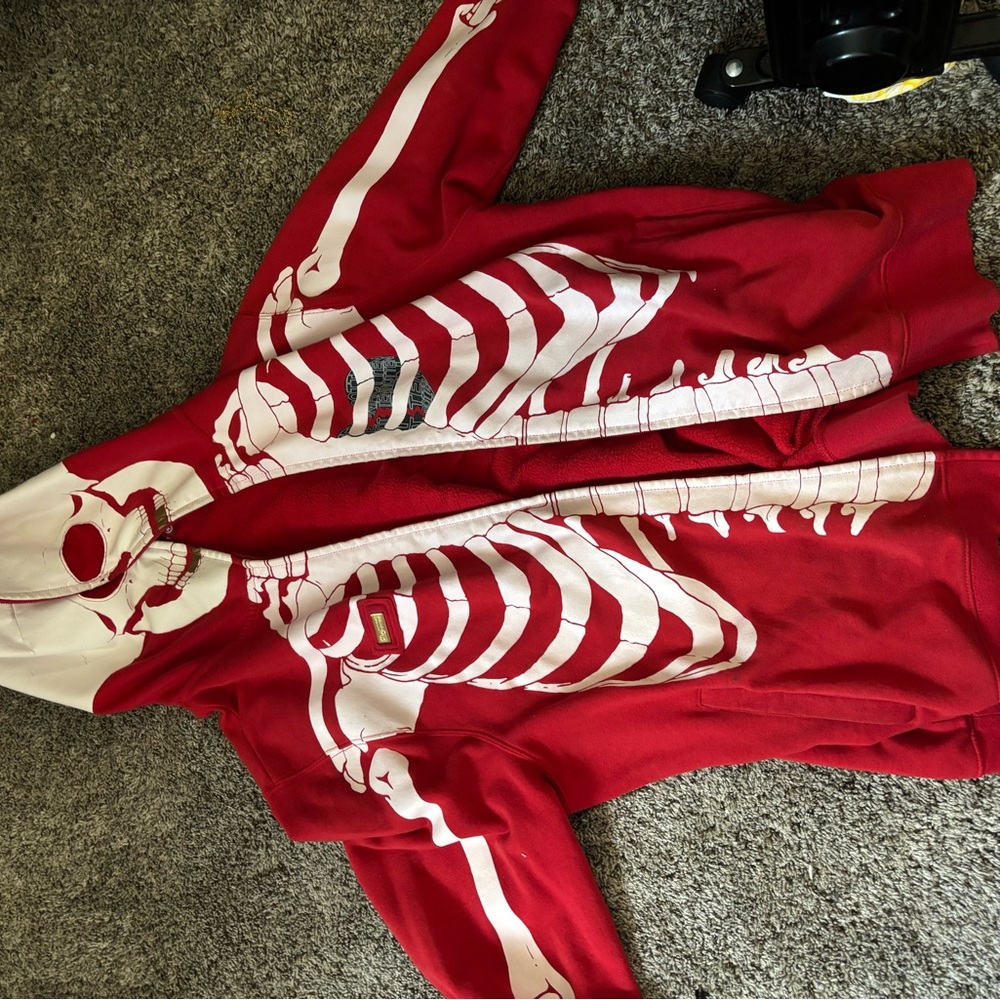 Red Skeleton Hoodie